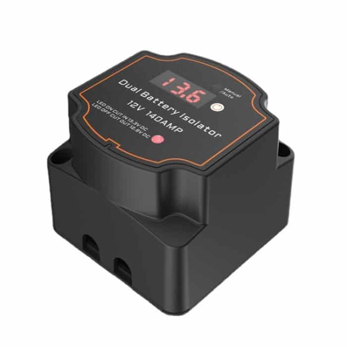 IP68 12V 140A Auto Yacht RV Smart Dual Battery Isolation Controller VSR Digitalanzeige Voltmeter – Bild 4
