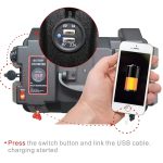 Tragbare multifunktionale Batteriebox für den Außenbereich 12-V-Notstromversorgung mit USB-Ausgang – Bild 6