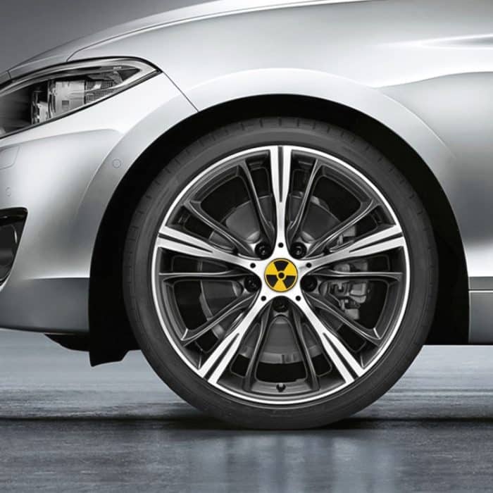 4-in-1 dekorativer Auto-Radnaben-Aufkleber, Durchmesser: 5,8 cm – Bild 7