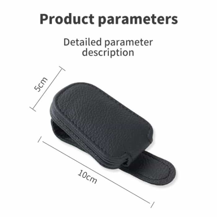 Auto-Sonnenblende-Brillenclip, multifunktionale Kartenaufbewahrungshalterung – Bild 3