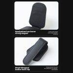 Auto-Sonnenblende-Brillenclip, multifunktionale Kartenaufbewahrungshalterung – Bild 4