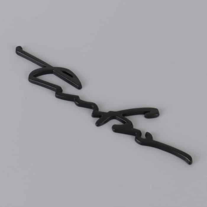 Auto personalisierte dekorative Aufkleber aus Aluminiumlegierung, Größe: 16 x 3,5 x 04 cm – Bild 3