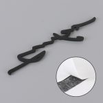 Auto personalisierte dekorative Aufkleber aus Aluminiumlegierung, Größe: 16 x 3,5 x 04 cm – Bild 5