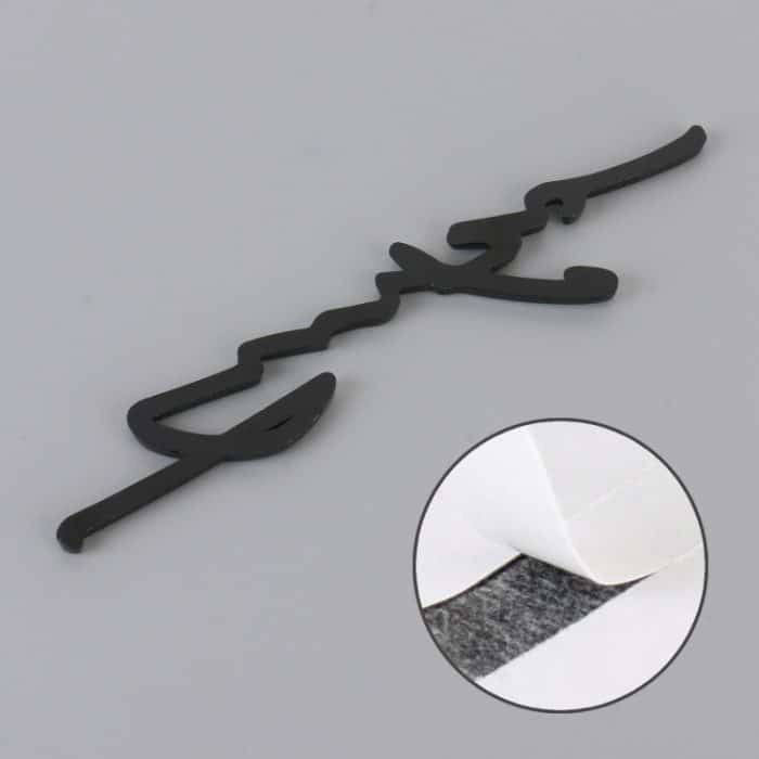 Auto personalisierte dekorative Aufkleber aus Aluminiumlegierung, Größe: 16 x 3,5 x 04 cm – Bild 5