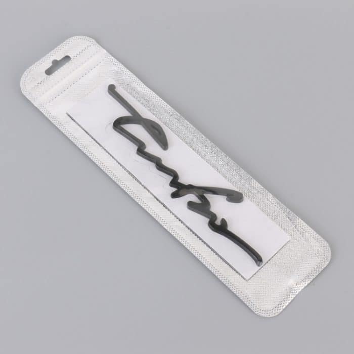 Auto personalisierte dekorative Aufkleber aus Aluminiumlegierung, Größe: 16 x 3,5 x 04 cm – Bild 6