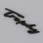 Auto-TROPHÄE personalisierte dekorative Aufkleber aus Aluminiumlegierung, Größe: 11,5 x 2,5 x 0,35 cm – Bild 3