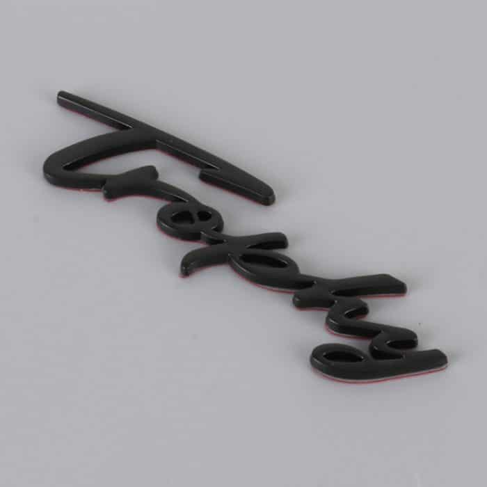 Auto-TROPHÄE personalisierte dekorative Aufkleber aus Aluminiumlegierung, Größe: 11,5 x 2,5 x 0,35 cm – Bild 3