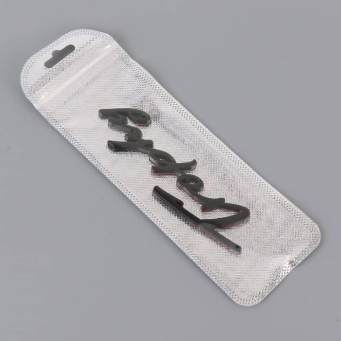 Auto-TROPHÄE personalisierte dekorative Aufkleber aus Aluminiumlegierung, Größe: 11,5 x 2,5 x 0,35 cm – Bild 6