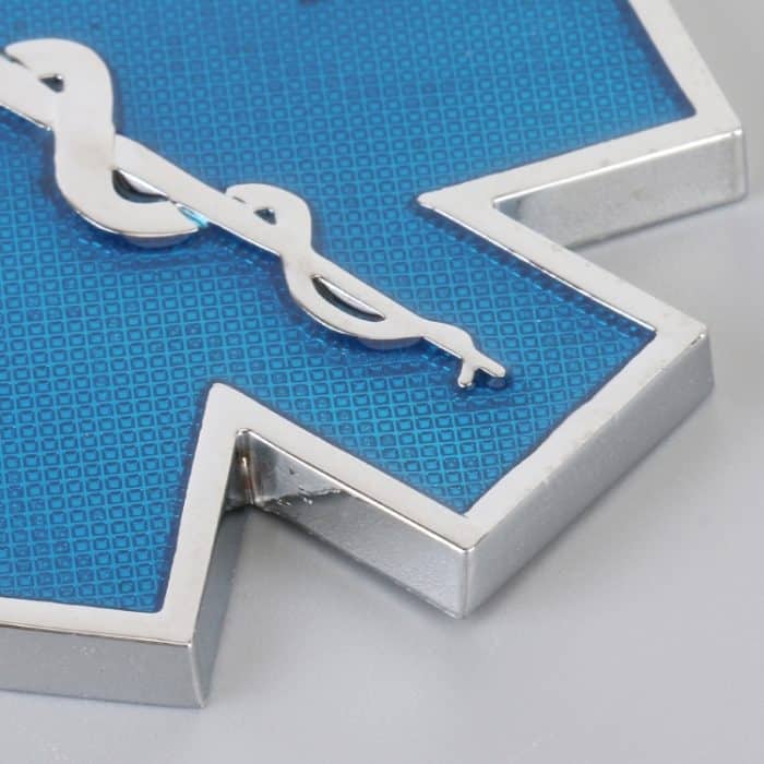 Auto-Stern des Lebens, personalisierte dekorative Aufkleber aus Aluminiumlegierung, Größe: 6,5 x 0,5 cm – Bild 3