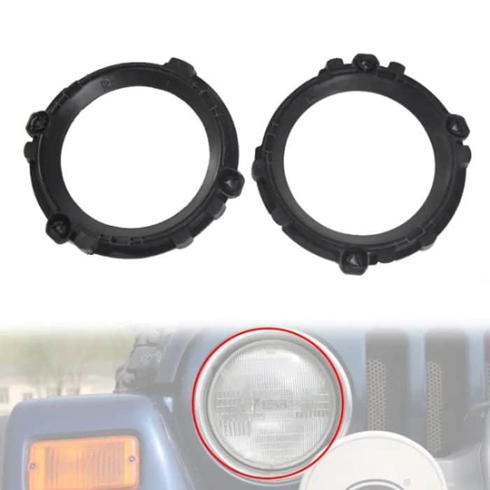 CAR2513.jpg Für Wrangler TJ 1997-2006 Autoscheinwerferhalterung Basis Scheinwerferbefestigungshalterung – Bild 1