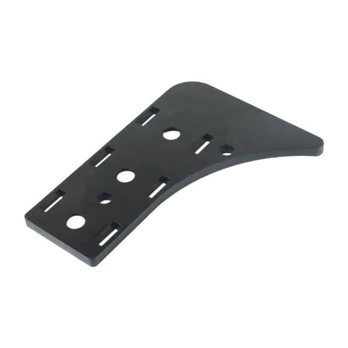 Für Jeep Wrangler JL 2018–2019, Auto-Modifikation, gebogenes Metall, linkes Fußstützenpedal – Bild 4