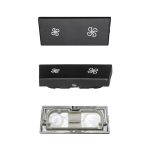 Für BMW 3 Serie E84 E90 F25 X3 Auto Klimaanlage Panel Schalter Taste Luft Volumen Schlüssel ohne OFF 6411 9344 143-MA – Bild 2