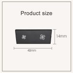 Für BMW 3 Serie E84 E90 F25 X3 Auto Klimaanlage Panel Schalter Taste Luft Volumen Schlüssel ohne OFF 6411 9344 143-MA – Bild 3