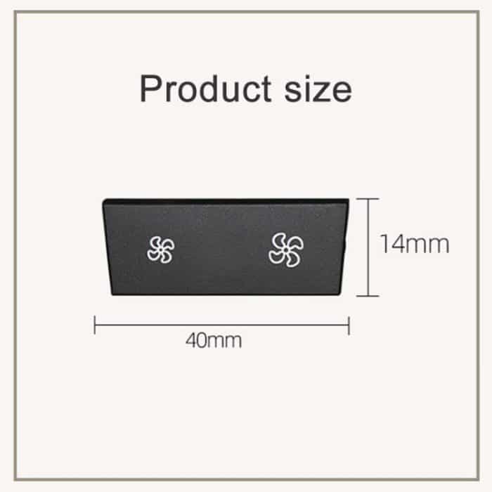 Für BMW 3 Serie E84 E90 F25 X3 Auto Klimaanlage Panel Schalter Taste Luft Volumen Schlüssel ohne OFF 6411 9344 143-MA – Bild 3