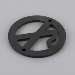 Auto-Rauchverbotsschild, universeller, personalisierter dekorativer Aufkleber aus Aluminiumlegierung, Größe: 5 x 0,33 cm – Bild 4