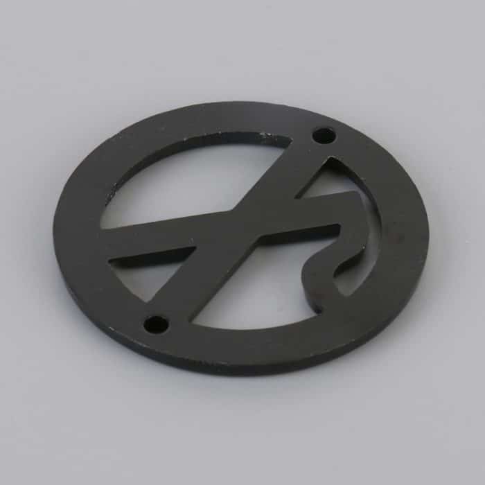 Auto-Rauchverbotsschild, universeller, personalisierter dekorativer Aufkleber aus Aluminiumlegierung, Größe: 5 x 0,33 cm – Bild 4