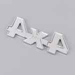 Autonummer 4 x 4, personalisierter dekorativer Aufkleber aus Aluminiumlegierung, Größe: 9 x 3,5 x 2,3 cm – Bild 4