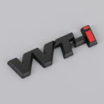 Auto WT-i personalisierte dekorative Aufkleber aus Aluminiumlegierung, Größe: 7,5 x 2 cm, WT-i – Bild 3