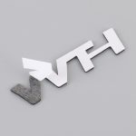 Auto WT-i personalisierte dekorative Aufkleber aus Aluminiumlegierung, Größe: 7,5 x 2 cm, WT-i – Bild 5