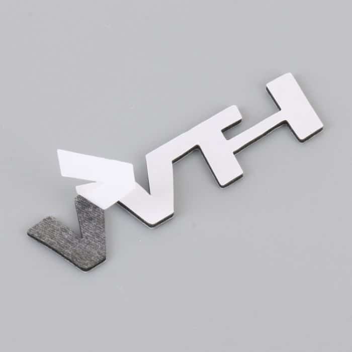 Auto WT-i personalisierte dekorative Aufkleber aus Aluminiumlegierung, Größe: 7,5 x 2 cm, WT-i – Bild 5