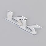 Auto-Dual-R-Metallaufkleber, personalisierte dekorative Aufkleber aus Aluminiumlegierung, Größe: 11 x 3,5 cm – Bild 4