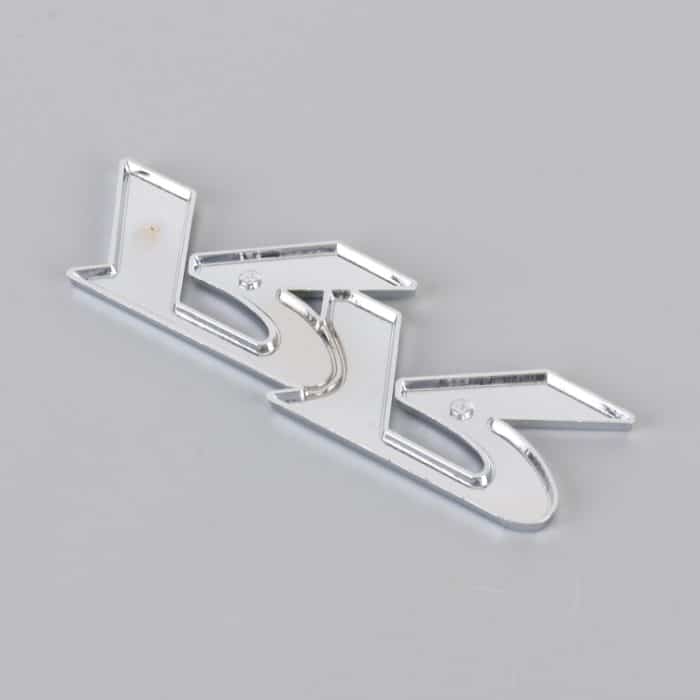 Auto-Dual-R-Metallaufkleber, personalisierte dekorative Aufkleber aus Aluminiumlegierung, Größe: 11 x 3,5 cm – Bild 4