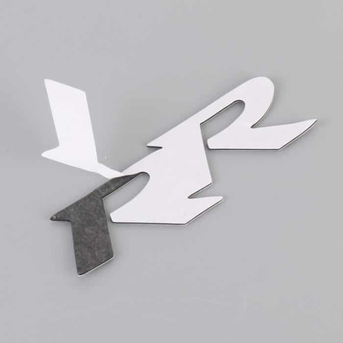 Auto-Dual-R-Metallaufkleber, personalisierte dekorative Aufkleber aus Aluminiumlegierung, Größe: 11 x 3,5 cm – Bild 5