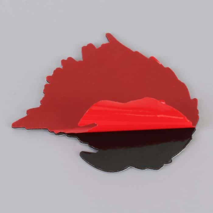 Auto-Eulen-Metallaufkleber, personalisierte dekorative Aufkleber aus Aluminiumlegierung, Größe: 8 x 7,5 cm – Bild 4