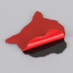 Auto-Tiger-Metallaufkleber, personalisierte dekorative Aufkleber aus Aluminiumlegierung, Größe: 8 x 7,5 cm – Bild 4