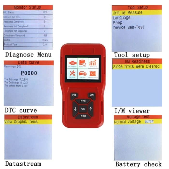 TK209 Auto Mini Codeleser OBD2 Fehlerdetektor Diagnosetool – Bild 5