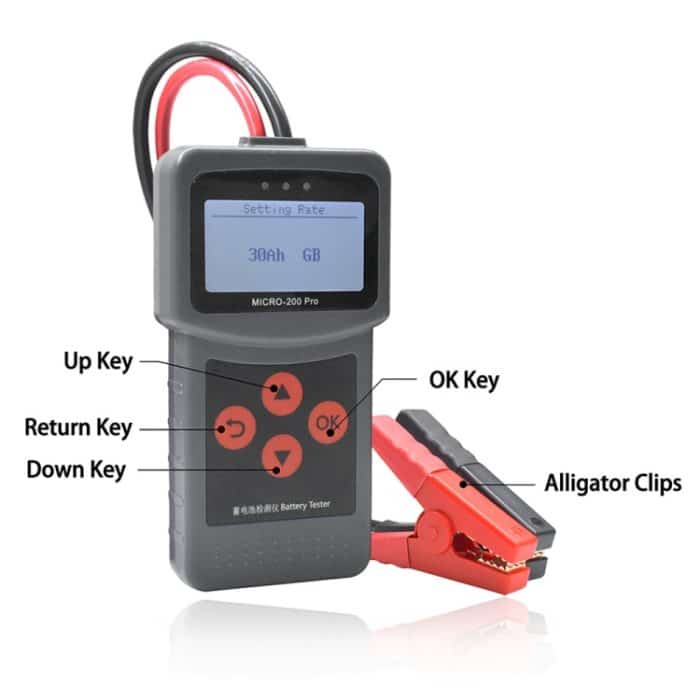 MICRO-200 PRO Autobatterietester Batterie-Innenwiderstands-Lebensdaueranalysator, westeuropäische Version – Bild 2