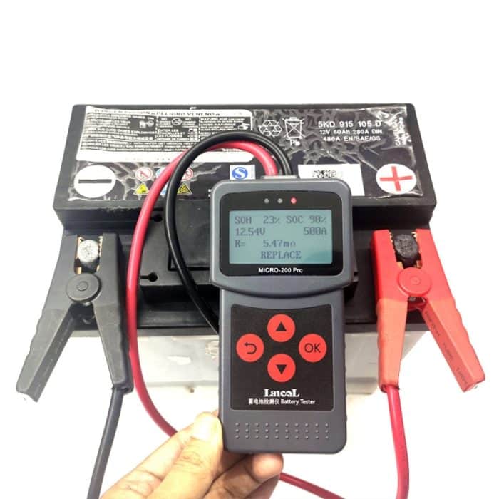 MICRO-200 PRO Autobatterietester Batterie-Innenwiderstands-Lebensdaueranalysator, westeuropäische Version – Bild 4
