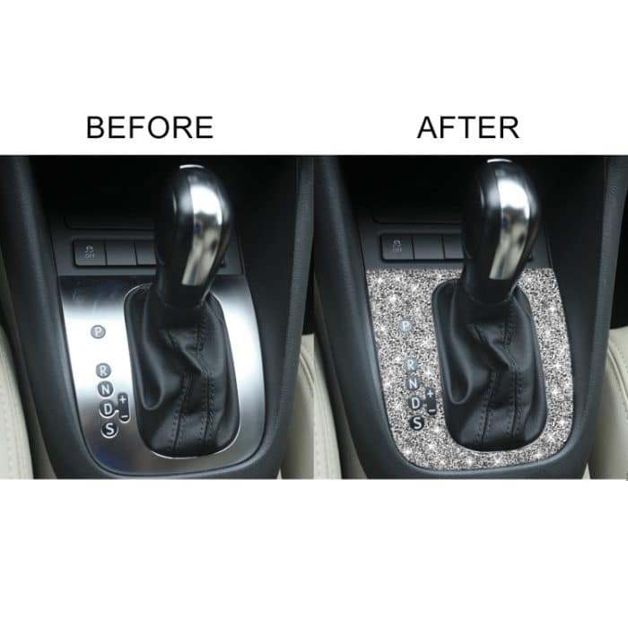 Auto-Gangeinstellung Ein Diamant-Dekorations-Abdeckungsaufkleber für Volkswagen Golf 6 2008-2012, Linkslenker – Bild 6