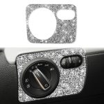 Auto-Scheinwerfer-Diamant-Dekorations-Abdeckungsaufkleber für Volkswagen Golf 6 2008–2012, Linkslenker