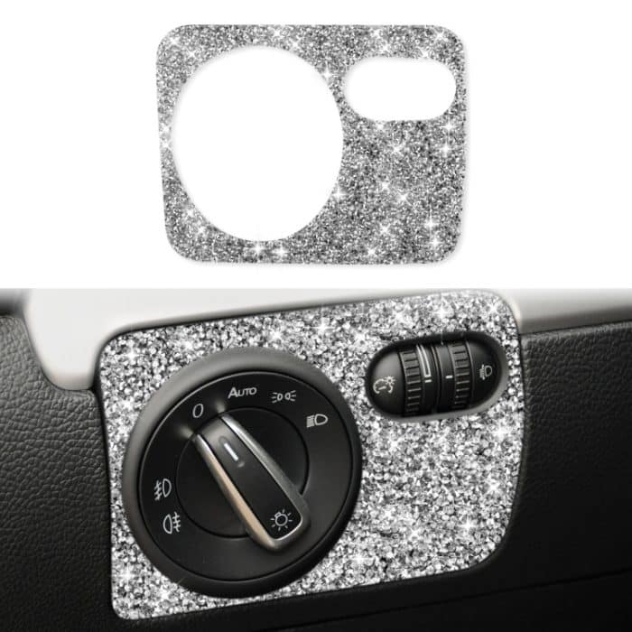 CAR2758.jpg Auto-Scheinwerfer-Diamant-Dekorations-Abdeckungsaufkleber für Volkswagen Golf 6 2008–2012, Linkslenker – Bild 1