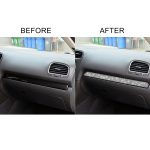 Auto-Zentralsteuerungs-Diamant-Dekorations-Abdeckungsaufkleber für Volkswagen Golf 6 2008–2012, Linkslenker – Bild 6