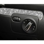 Auto-Zentralsteuerungs-Diamant-Dekorations-Abdeckungsaufkleber für Volkswagen Golf 6 2008–2012, Rechtslenker – Bild 5