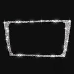 Auto-CD-Panel-Diamant-Dekorations-Abdeckungsaufkleber für Volkswagen Golf 6 2008–2012, linker und rechter Antrieb – Bild 2