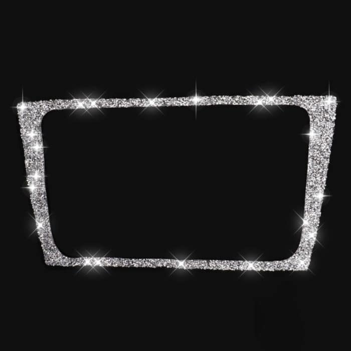 Auto-CD-Panel-Diamant-Dekorations-Abdeckungsaufkleber für Volkswagen Golf 6 2008–2012, linker und rechter Antrieb – Bild 2