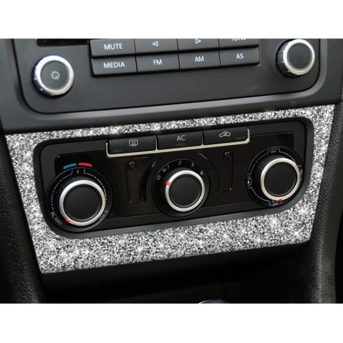 Auto-AC-Panel-Diamant-Dekorations-Abdeckungsaufkleber für Volkswagen Golf 6 2008–2012, Links- und Rechtsantrieb – Bild 5