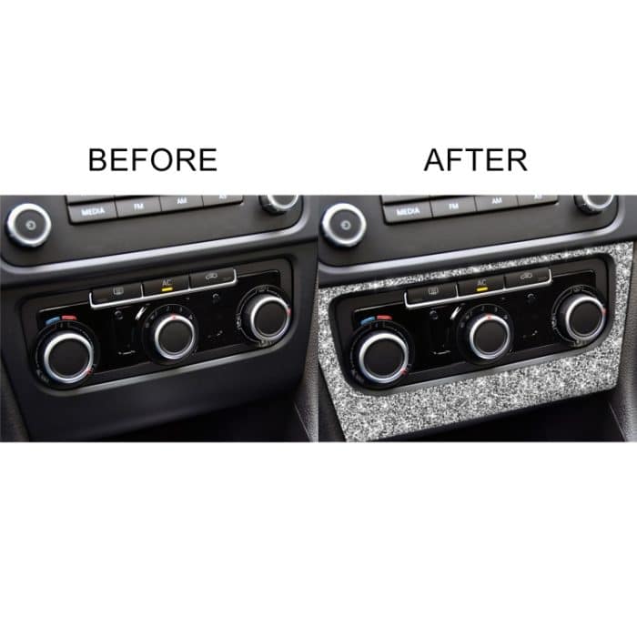 Auto-AC-Panel-Diamant-Dekorations-Abdeckungsaufkleber für Volkswagen Golf 6 2008–2012, Links- und Rechtsantrieb – Bild 6