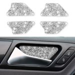 Autotürschüssel-Diamant-Dekorations-Abdeckungsaufkleber für Volkswagen Golf 6 2008–2012, Links- und Rechtsantrieb