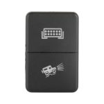 TS-202 Für Toyota Blau-grünes Licht Auto Kleiner Dual-Control-Schalter mit Schloss – Bild 4