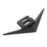 Autonummer 6, personalisierte dekorative Aufkleber aus Aluminiumlegierung, Größe: 10 x 4 x 0,4 cm – Bild 2