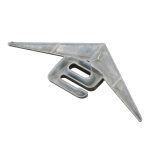 Autonummer 6, personalisierte dekorative Aufkleber aus Aluminiumlegierung, Größe: 10 x 4 x 0,4 cm – Bild 3