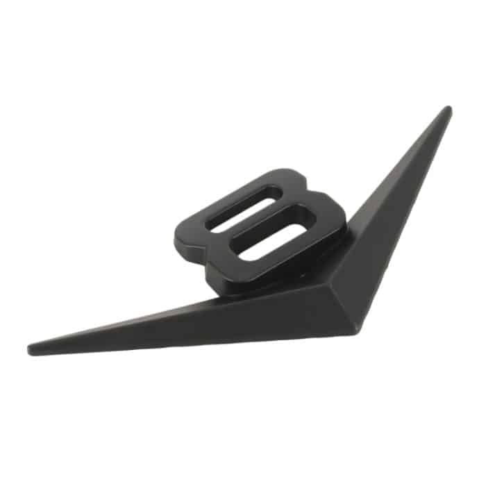 Autonummer 8, personalisierte dekorative Aufkleber aus Aluminiumlegierung, Größe: 10 x 4 x 0,4 cm – Bild 2