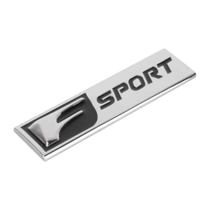 Auto Typ B F-SPORT personalisierte dekorative Aufkleber aus Aluminiumlegierung, Größe: 10 x 3 x 0,4 cm, Size:10x3x0.4cm – Bild 2