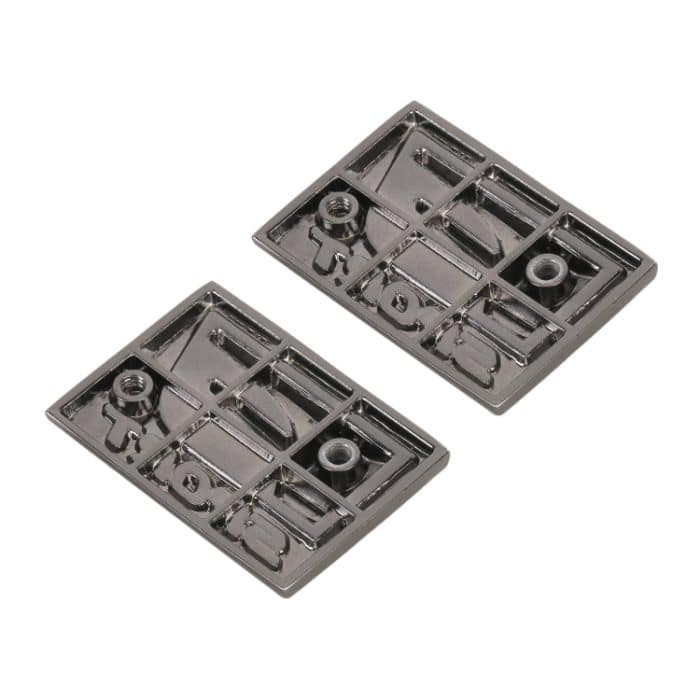 2 Stück Auto Typ D F-SPORT Aluminiumlegierung personalisierte dekorative Aufkleber, Größe: 3,8 x 2,8 x 0,4 cm – Bild 4