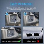 D0034 Geländewagen 300 W runder wasserdichter Schalter-Licht-Kabelbaum – Bild 6