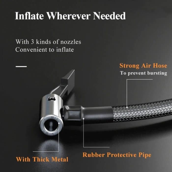 D7L 8800 mAh Multifunktionales Auto-Notstart-Netzteil, Luftpumpe, integrierte Maschine – Bild 6